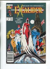 Excalibur #1 VF+ WPGS Newsstand Variant Marvel 1988! 1ST APPEARANCE OF WIDGET!!!