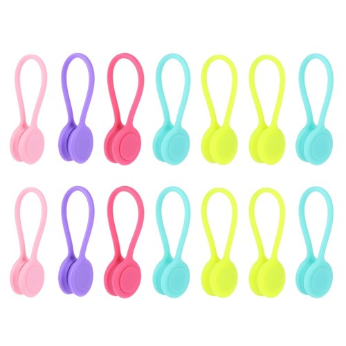 14 Pcs Avvolgitore Per Cuffie Organizzatore Di Conservazione Dei Cavi - Afbeelding 10 van 12