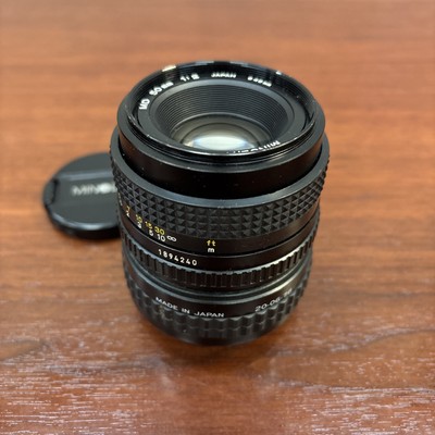 Minolta MD 50MM 1:2 Lens And Focal MC 2x Converter - Japan | eBay
