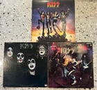 New ListingKISS  - 3 Album lot - Destroyer, Alive, Self titled -   LP Vinyl