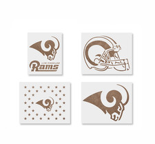 Los Angeles Rams Stencil - Rams Football Helmet Template - Rams Template