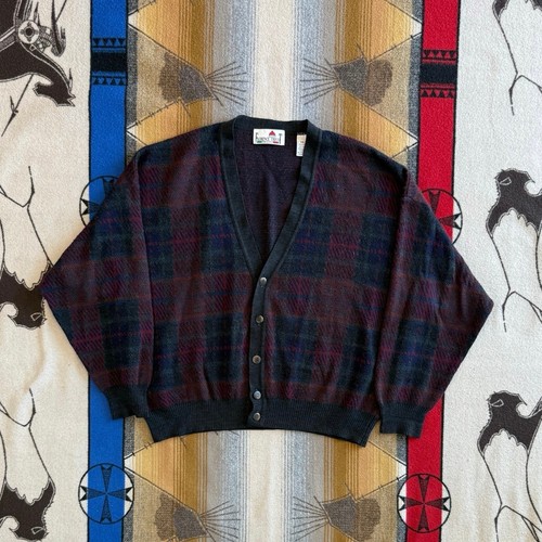 Vintage 90s Florence Tricot Wool Blend Cardigan Knit Sweater Size 2XL Grunge