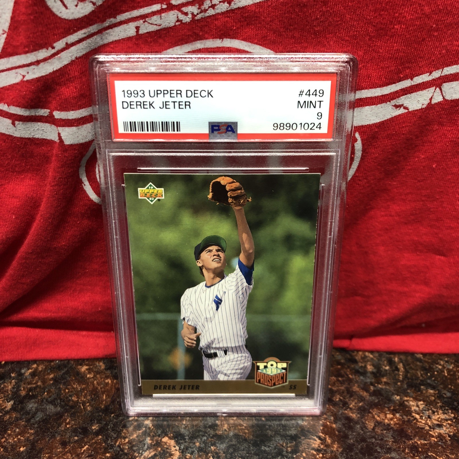 1993 Upper Deck DEREK JETER #449 PSA 9 (LOOK)