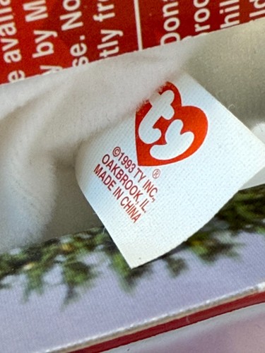 McDonald’s TY Maple The Bear Beanie Baby W/Errors! RARE! Intro 1997~SEALED~NEW! - Picture 10 of 21