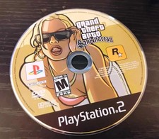 Grand Theft Auto: San Andreas PS2 Disc Only