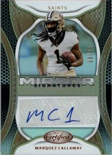 2022 Panini Certified Football Cards Checklist 25