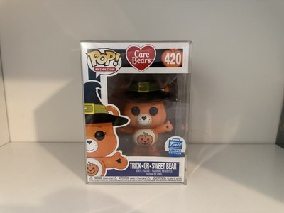Funko Pop! Care Bears- Trick-or-Sweet Bear #420 FUNKO SHOP EXCLUSIVE + Protector