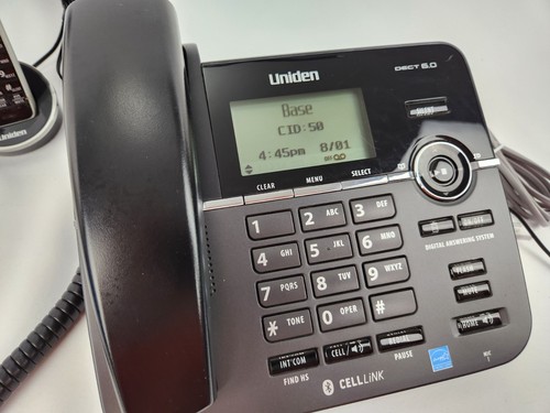 Uniden D3288 DigitalDect 6.0 Digital Answering System Phone Cell Link Bluetooth - Picture 12 of 13