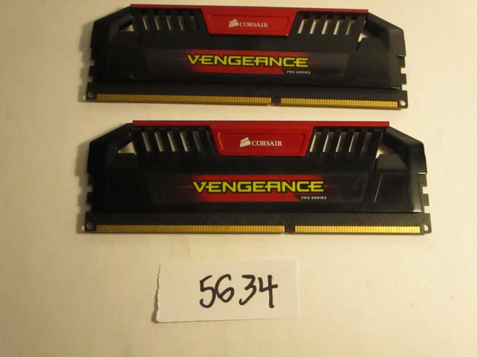 Corsair Vengeance Pro 2X4GB=8Gb  PC3-12800 1600Mhz DDR3 DESKTOP MEMORY RAM (5634 - Image 2 of 2