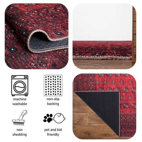 3x5 Rug - Machine Washable Entry Rug with Non-Slip Backing, Ideal for Enteryw... - Picture 8 of 9