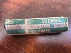 ROLL SILVER CIRCULATED ROOSEVELT 50 DIMES--FULL ROLL 90% SILVER