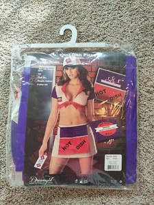 DREAMGIRL HOT DISH PIZZA 5 PC SET SEXY HALLOWEEN COSTUME SIZE SMALL 