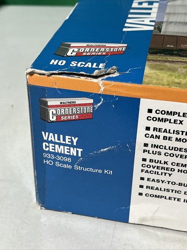 Walthers HO Cornerstone ~ 933-3098 ~ Valley Cement Unstated Industrial Plant Kit - Picture 12 of 12