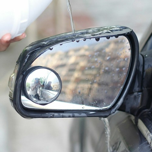 Carbon Fiber Black Car SUV Rear View Side Mirror Rain Visor Guard Accessories X2 - Picture 5 of 12