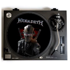 MEGADETH Turntable Slipmat for Vinyl Records 12" DJ Slip Mat Record Player mat