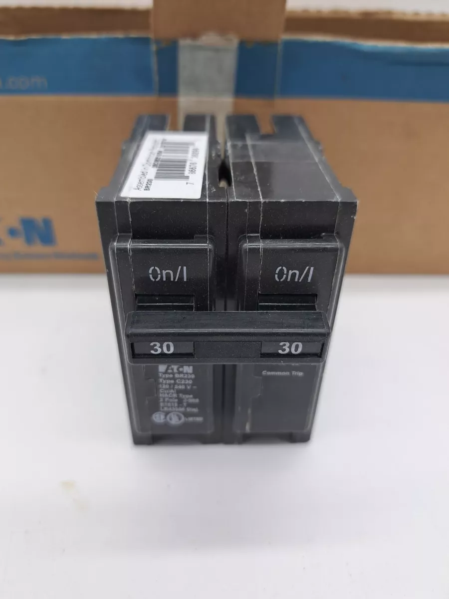 Eaton BR 30 Amp 120/240 Volts 2-Pole Circuit Breaker BR230 - The Home Depot