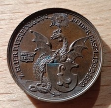 MEDAILLE BRONZE ♦ CONCORDIA FIRMAT VIRES - BASILEA ANNO 1743