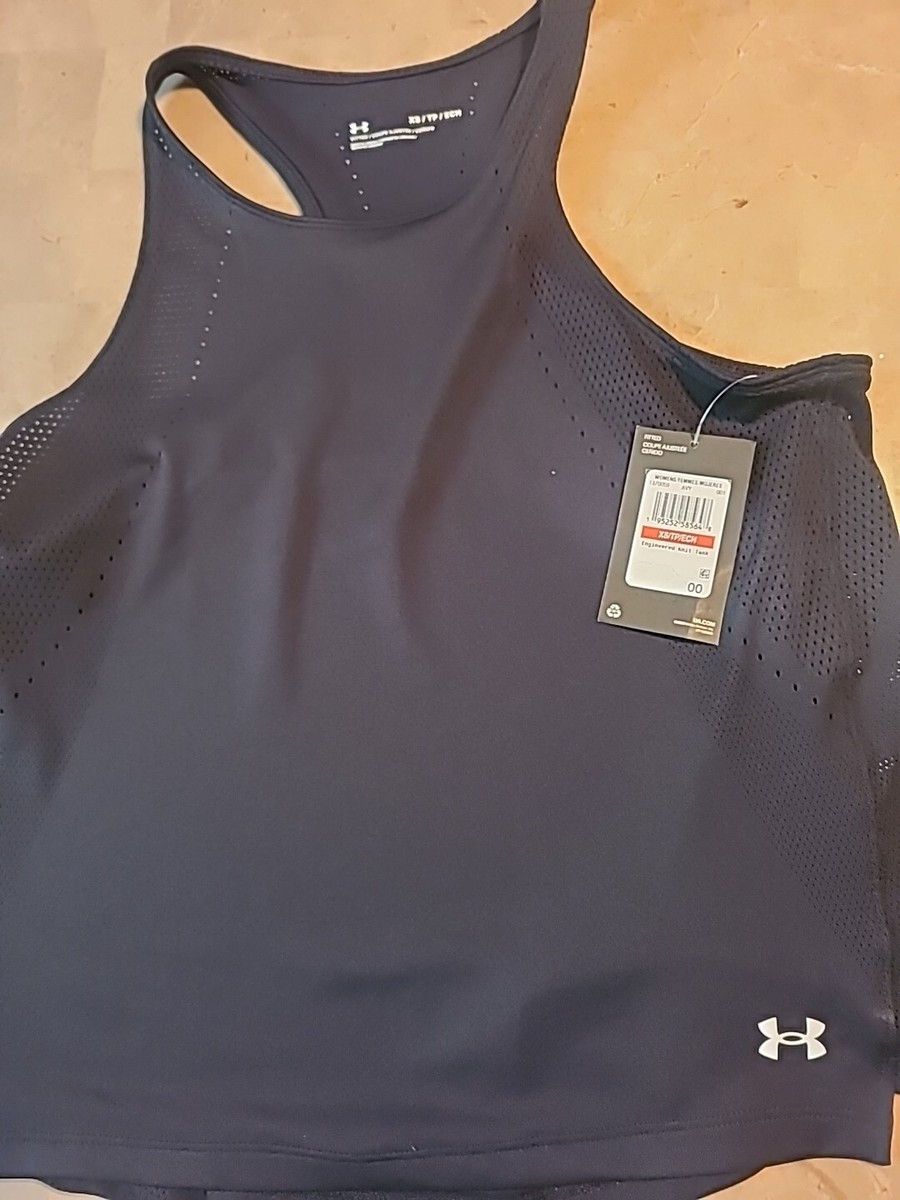 Under Armour Womens Armour Threadborne Seamless Racer Tank Black