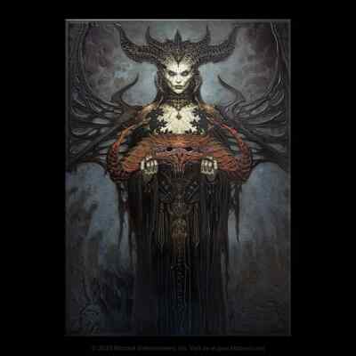 Limited Edition Displate Diablo IV: Lilith Rises