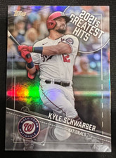 KYLE SCHWARBER 2022 Topps 2021's Greatest Hits #21GH-18 MLB Baseball Insert Card