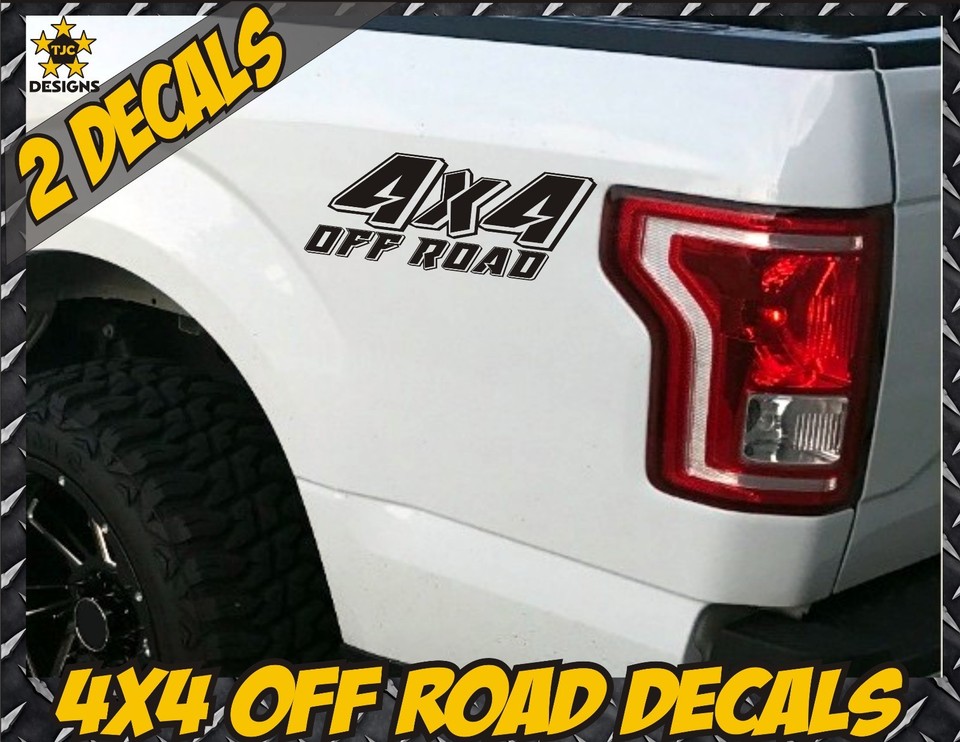 4x4 OFF ROADTruck Bed Decals, MATTE BLACK (Set) For Ford F-150 And Super Duty - Foto 5