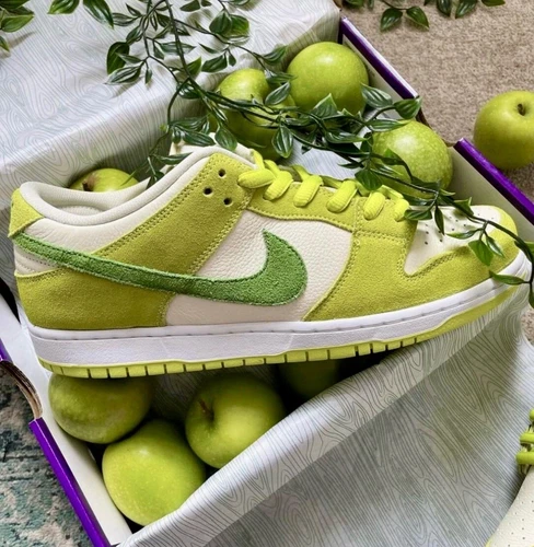 Nike Dunk Pro SB Low Fruity Pack - Green Apple, Men 8.5, Preowned