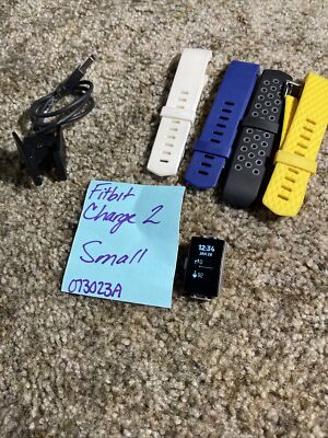 FITBIT Charge 2 Activity Tracker Steps Distance Heart Sleep Calories Small