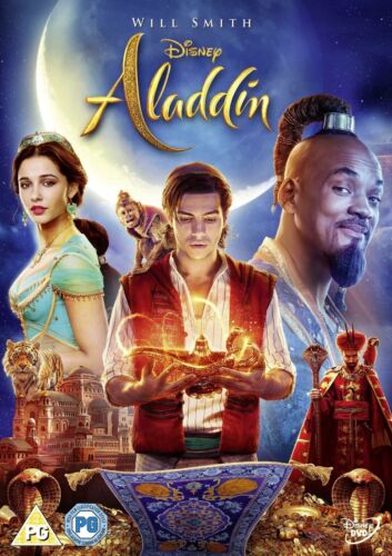 Aladdin DVD (2019) Will Smith, Mena Massoud, Ritchie (DIR) 100% to Charity - Afbeelding 1 van 3