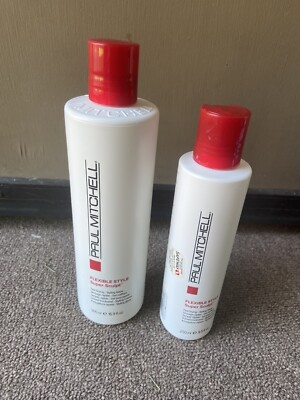 Paul Mitchell Lot Super Sculpt Styling Glaze And Fast Drying 16.9 OZ And 8.5 Oz