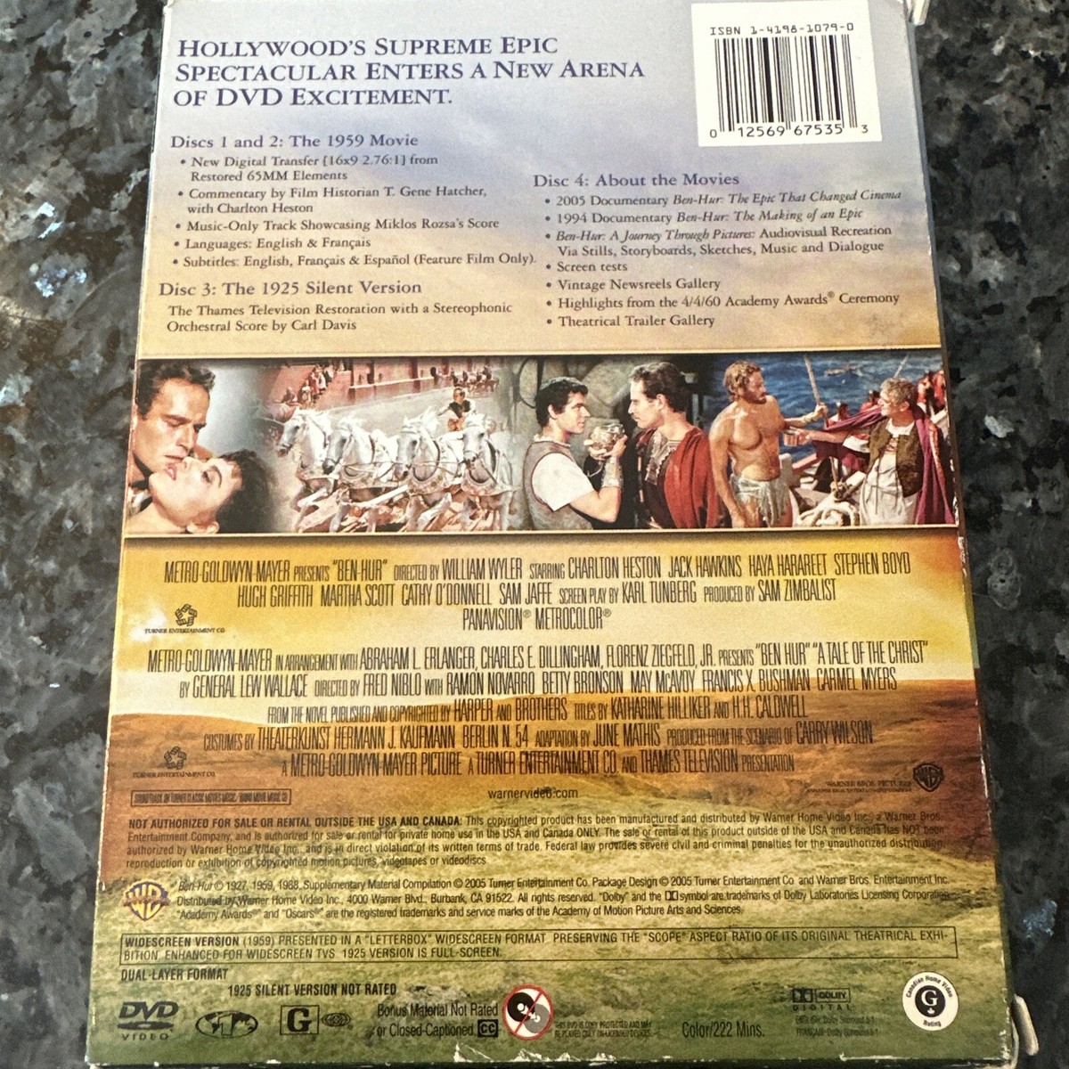 Ben-Hur (Four-Disc Collectors Edition) DVD 12569675353| eBay
