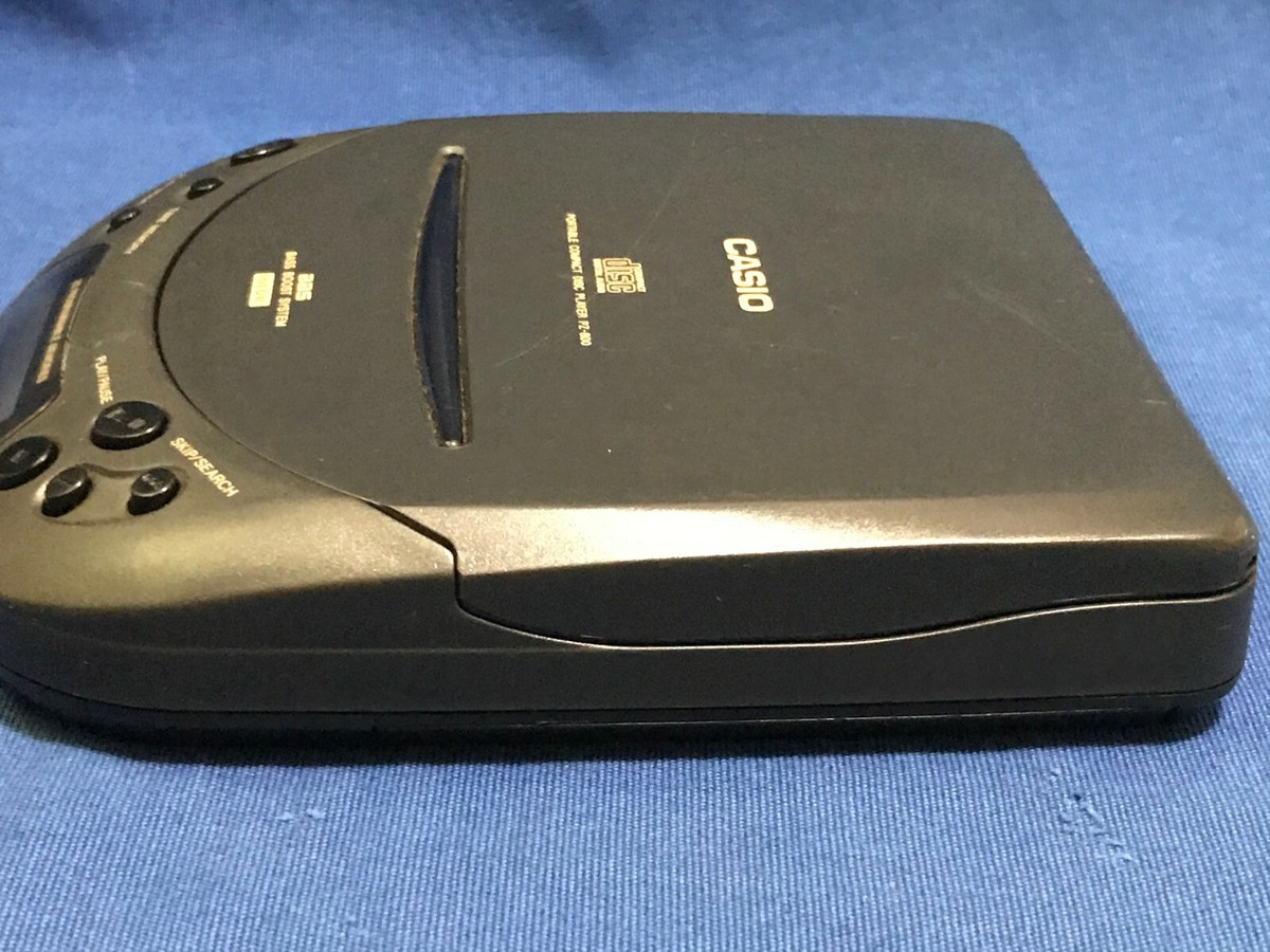 AS-IS For Parts Untested CASIO Japan Potable CD Player PZ