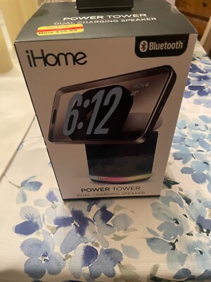 IHome Power Tower Dual Charging Speaker