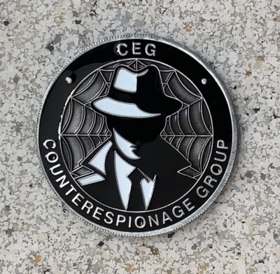 Original CIA challenge coin Counterespionage Group CEG for service 1.75''