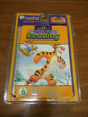 NEW Leap Frog LeapPad Leap 1 Bounce Tiger Bounce Book & Cartridge Sealed NIP