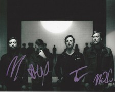 SILVER SNAKES BAND SIGNED AUTHENTIC 8x10 PHOTO w/COA B METAL ROCK GROUP X4