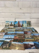 Lot Of 34 Vintage  Postcards Posted and Unposted Fast Shipping