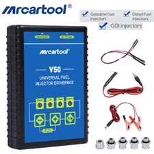 Fuel Injector Tester Cleaner DIY Tool Kit Gasoline Diesel GDI Injector Driverbox