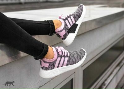 adidas Originals Women's BY9521 NMD R2 Primeknit Sneakers Shoes Pink MRSP  $170 | eBay