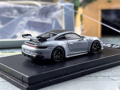 JY Model 1/64 Scale Porsche 911 GT3 Grey Diecast Car Model Toy