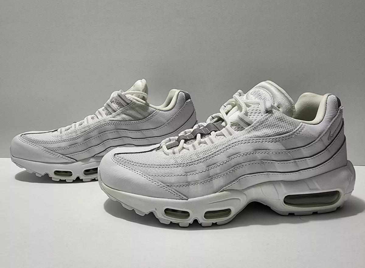 Nike Air Max 95 Triple White Women's Shoes Sz 8 (AT9865-100) | eBay