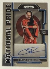 2022 WWE Chronicles Shinsuke Nakamura National Pride Auto #NP-SHK AUTOGRAPH