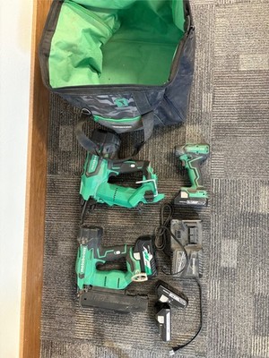 Metabo HPT NT 1850DF cordless 18ga nailer  impact 3.0 4.0 multivolt 18v set