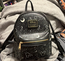 Loungefly Disney Mickey Mouse Black Star Prin...