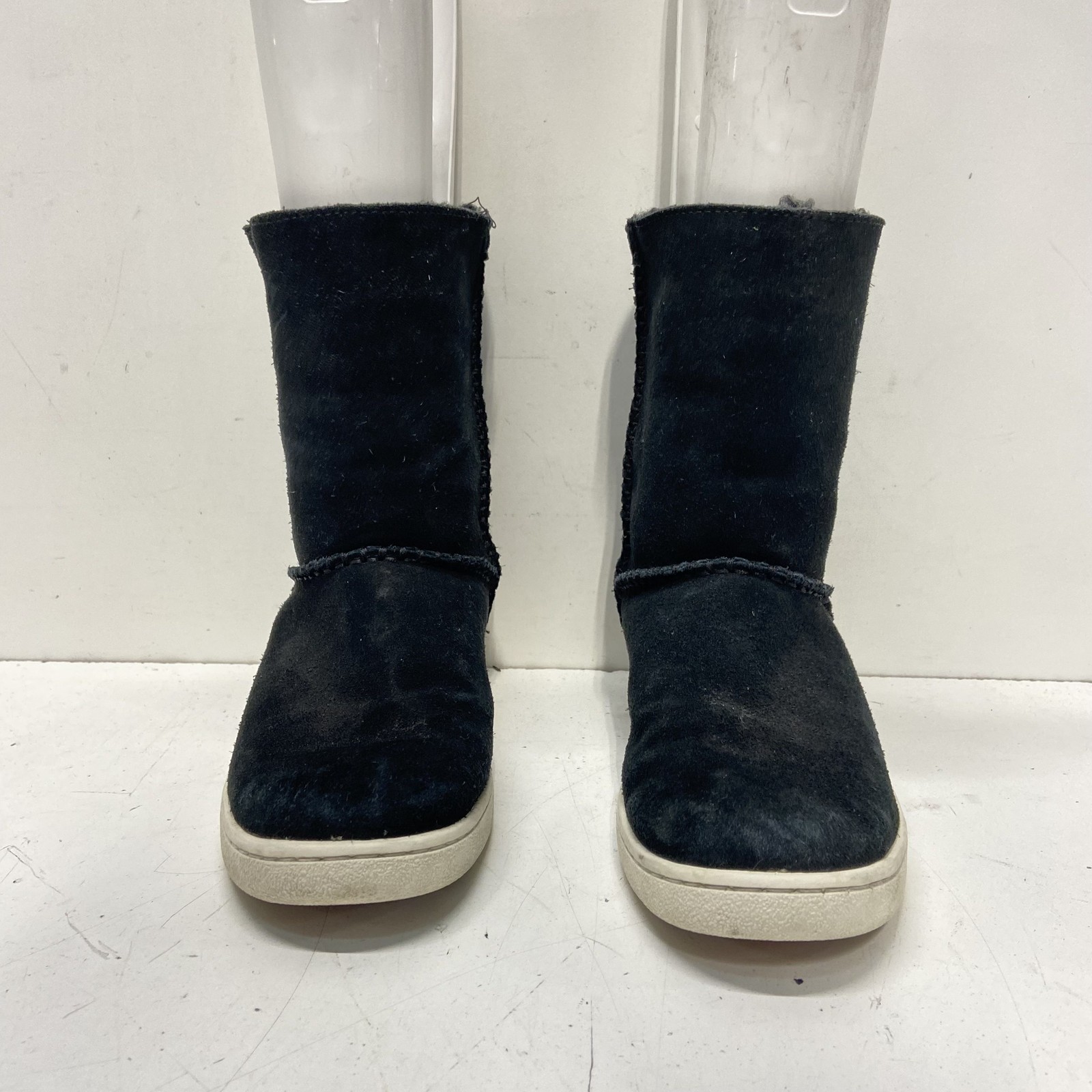 UGG Black Solid Mid-Calf Boot Boot Women's Size 7 - image 2