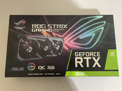 ASUS ROG Strix NVIDIA GeForce RTX 3090 Gaming OC 24GB GDDR6X Graphics Card