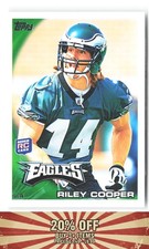 2010 Topps #242 RC Riley Cooper Philadelphia Eagles
