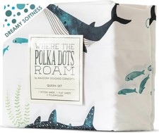 Nautical Ocean Twin Bedding Set - 3 Piece Super Soft Kids Bed with Fitted Sheet