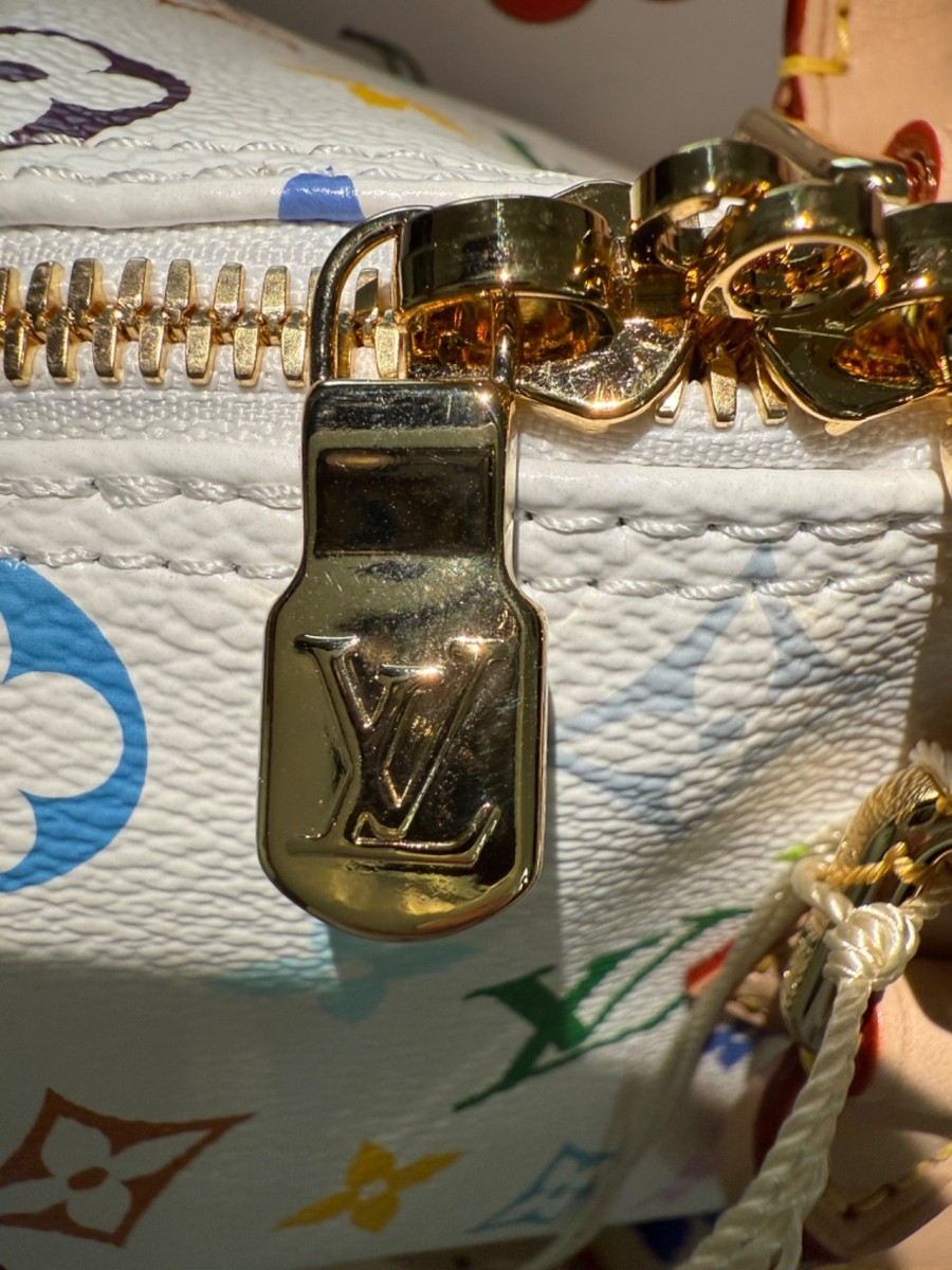 Louis Vuitton Murakami Speedy Bandoulière 25 White Multicolor