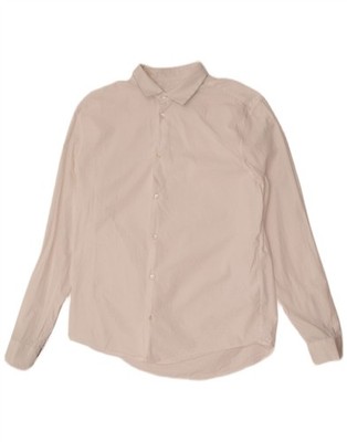 Cos Mens Shirt Size 41 Large White Cotton DB11