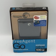New Seagate FreeAgent Go 500GB USB 2.0 2.5" External Hard Drive – Black